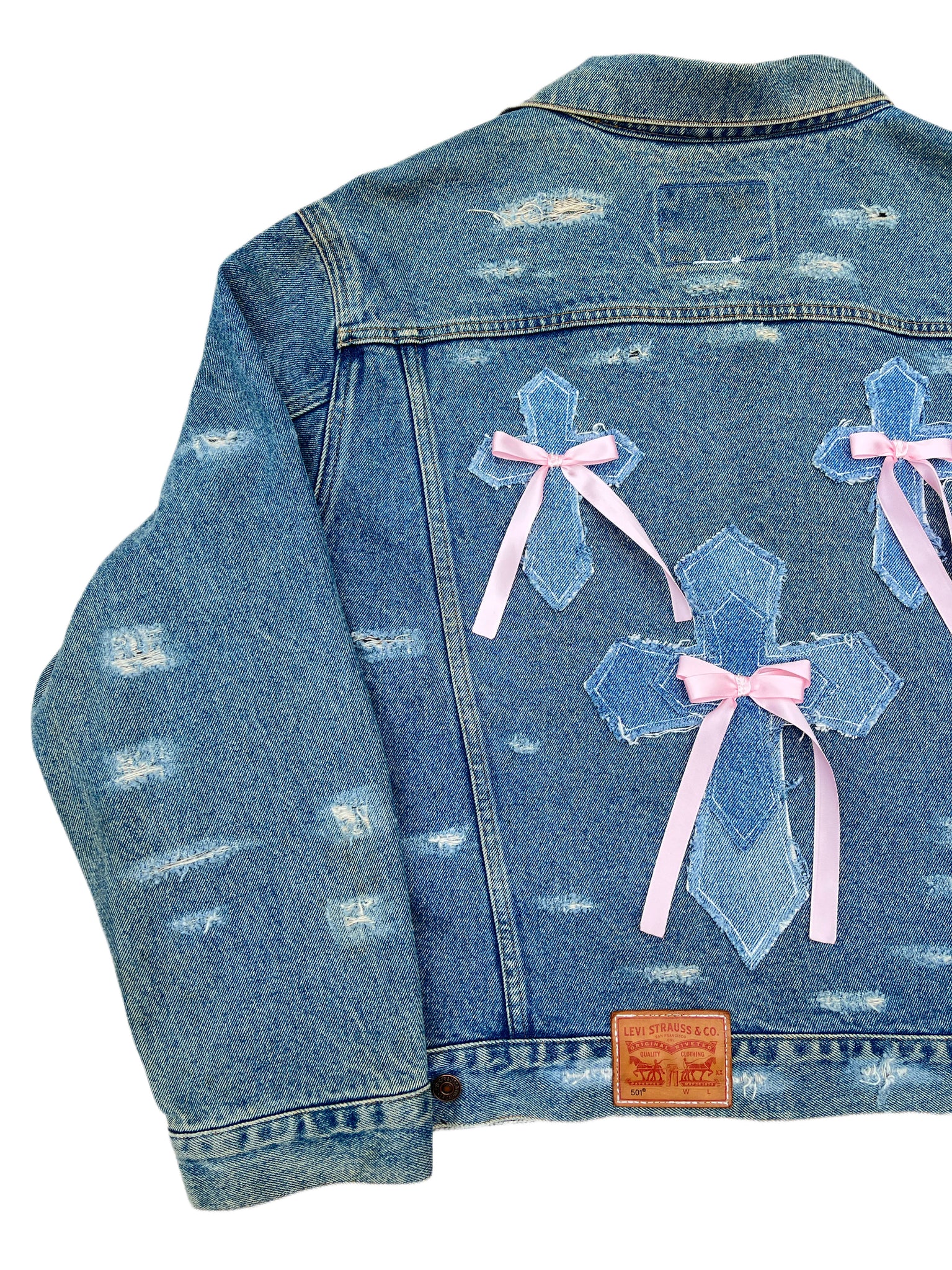 bow + cross levi jacket