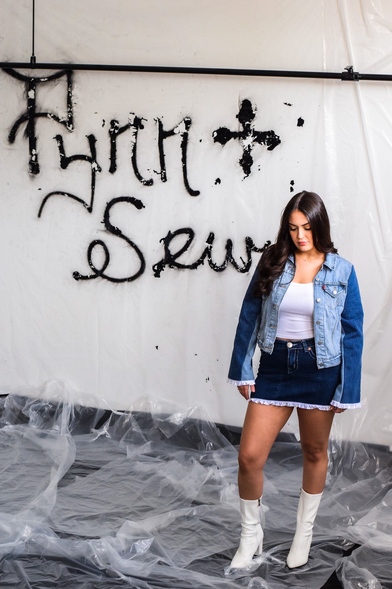 true religion mini skirt